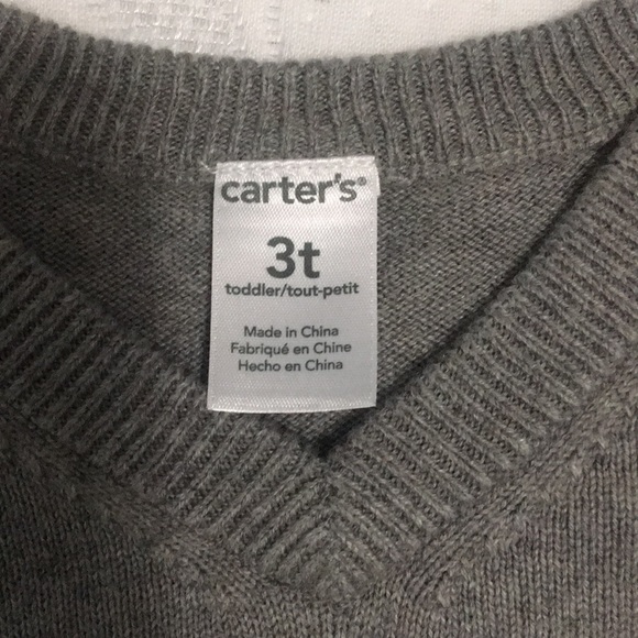Carters 3T grey sweater - Picture 2 of 2